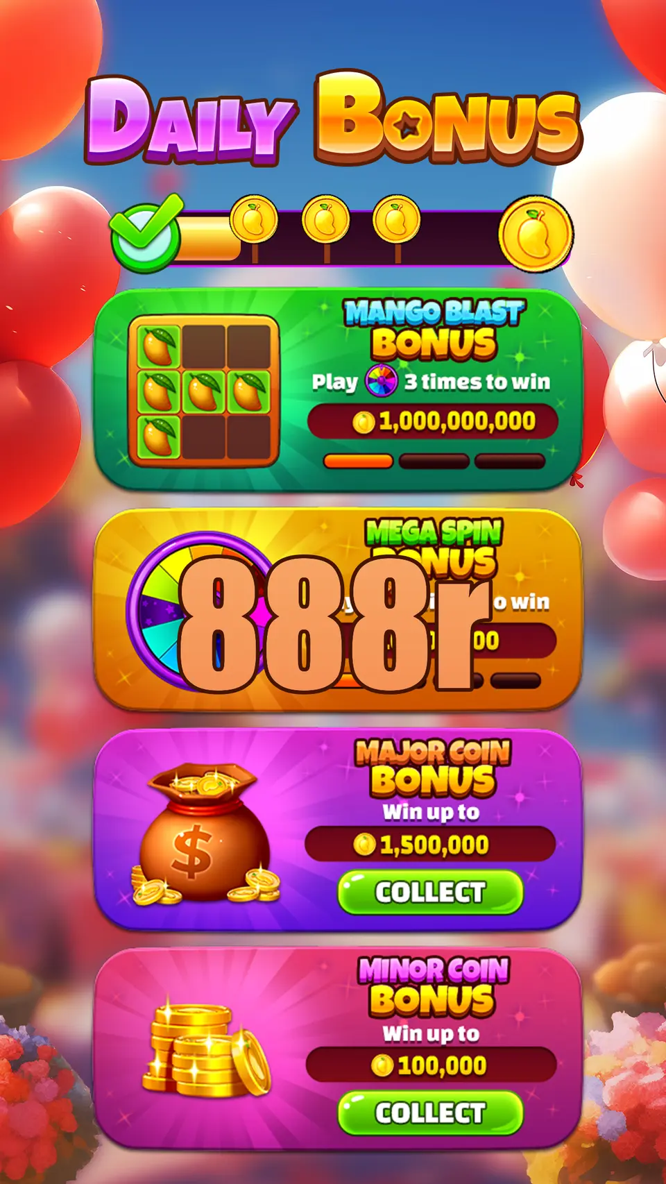 888r Tangkapan Layar - APK Resmi